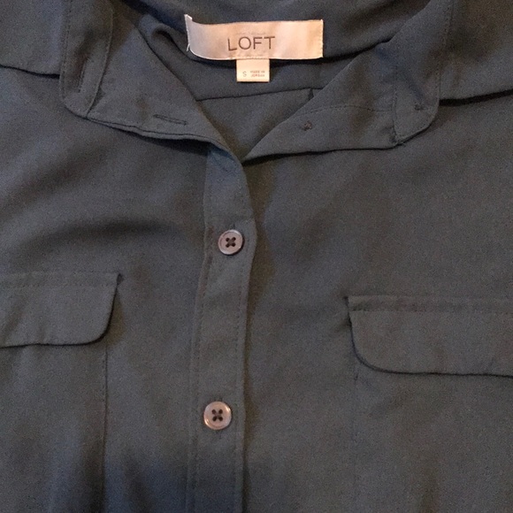LOFT button down blouse - Picture 2 of 2
